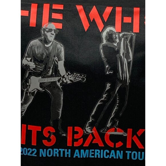 The Who Hits Back 2022 American Tour Messenger Bag Guitar Picks VIP Lanyard New - Picture 11 of 13